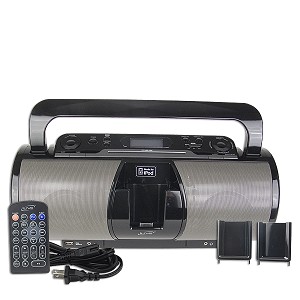 iLive 2.1 Channel Portable Boom Box w/iPod Dock/CD Player/ Radio